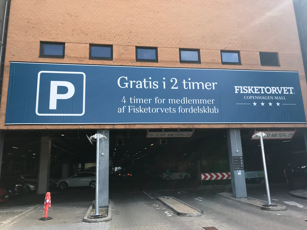 Parkeringsskilt Fisketorvet
