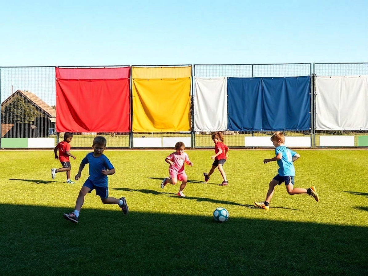 Sponsorbanner i idrætsforening