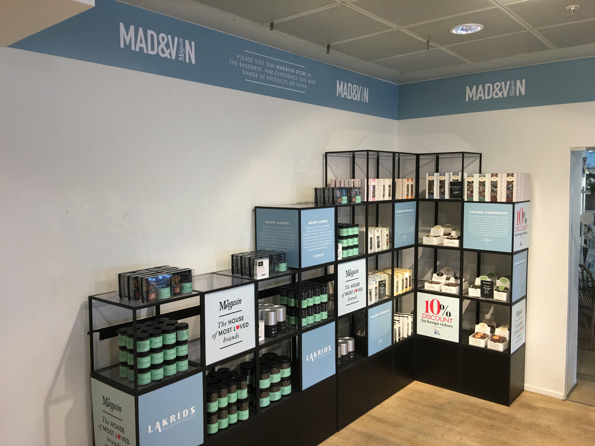 Mad & vin display Magasin