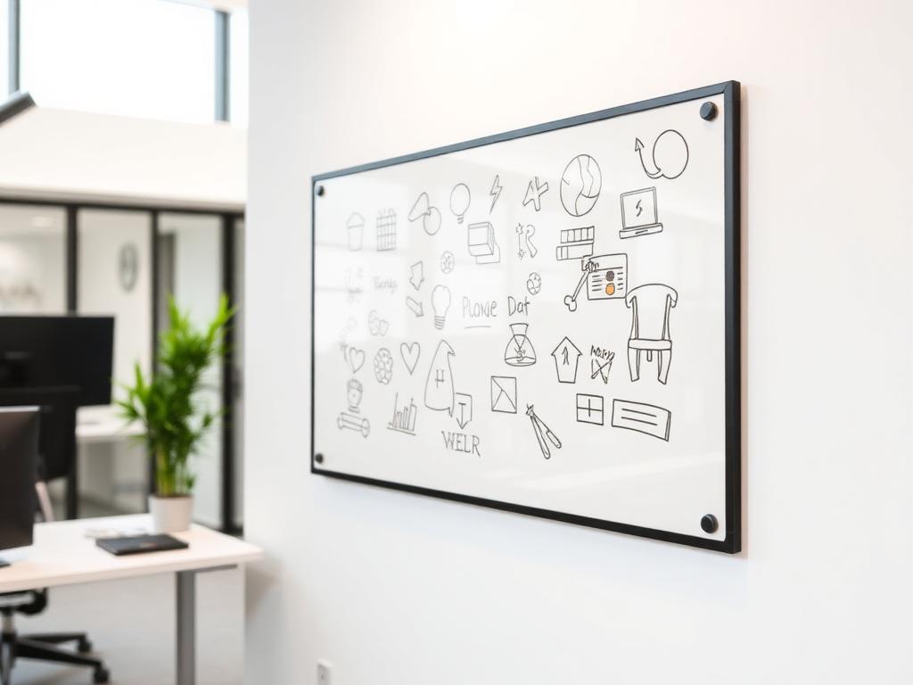 Rudefolie use-case – Skrivbar whiteboard-folie