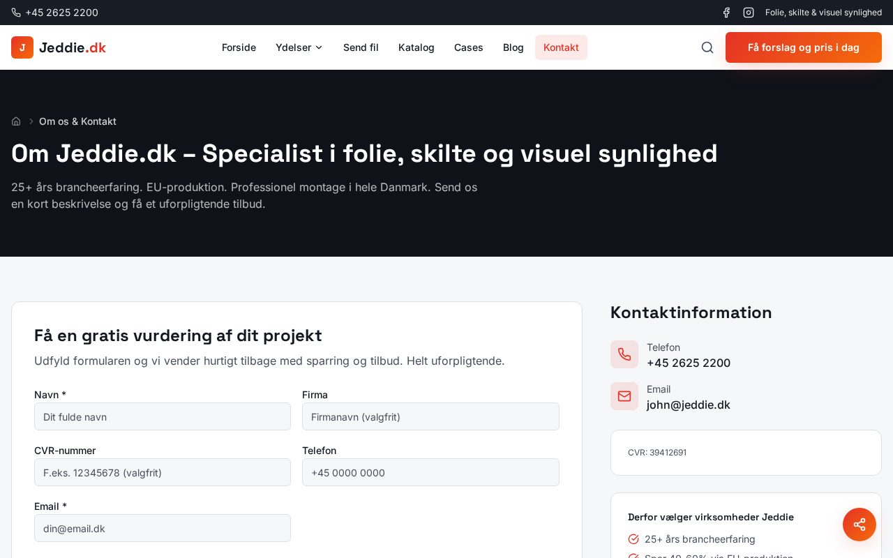 Thumbnail af Om os & kontakt